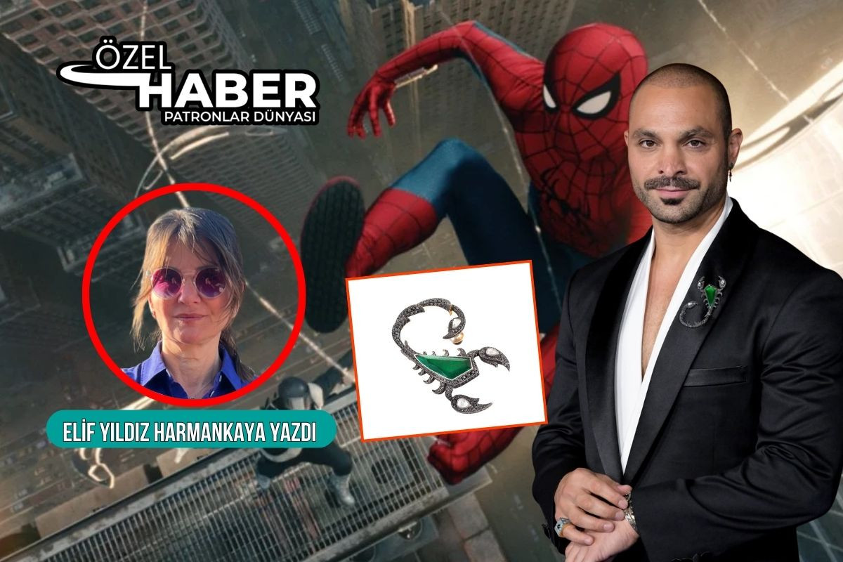 Spider-Man serisinin yeni filminin ilk gösteriminde 'Scorpion' karakterine hayat veren Michael Mando, Kapalıçarşı'nın imzasını yakasında taşıdı