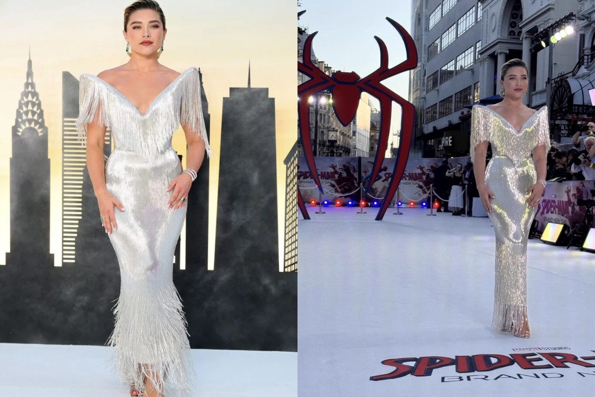 Florence Pugh, Tamara Ralph tasarımıyla kamera karşısında
