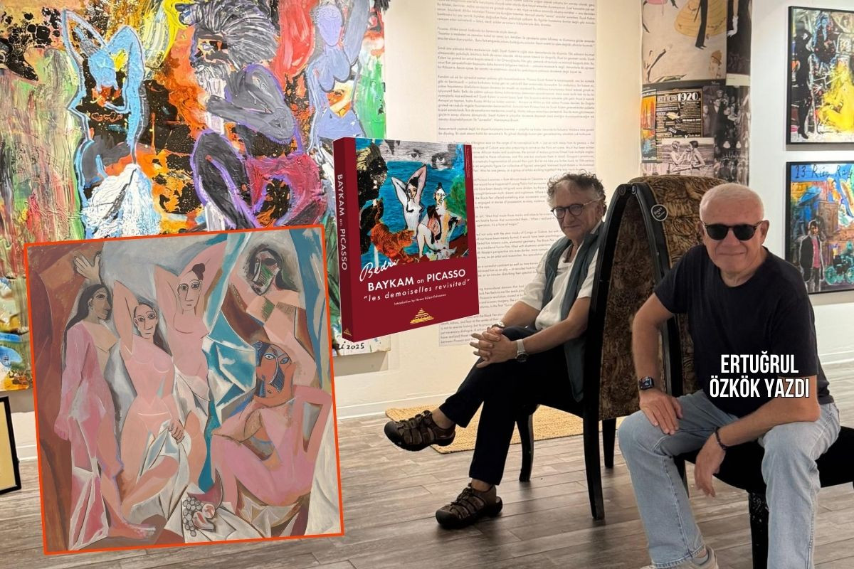 Ertuğrul Özkök, Bedri Baykam'la buluştu; Picasso hakkında yazdığı kitabı ve ünlü ressamın Avignonlu Kızlar tablosunun hikâyesini kaleme aldı