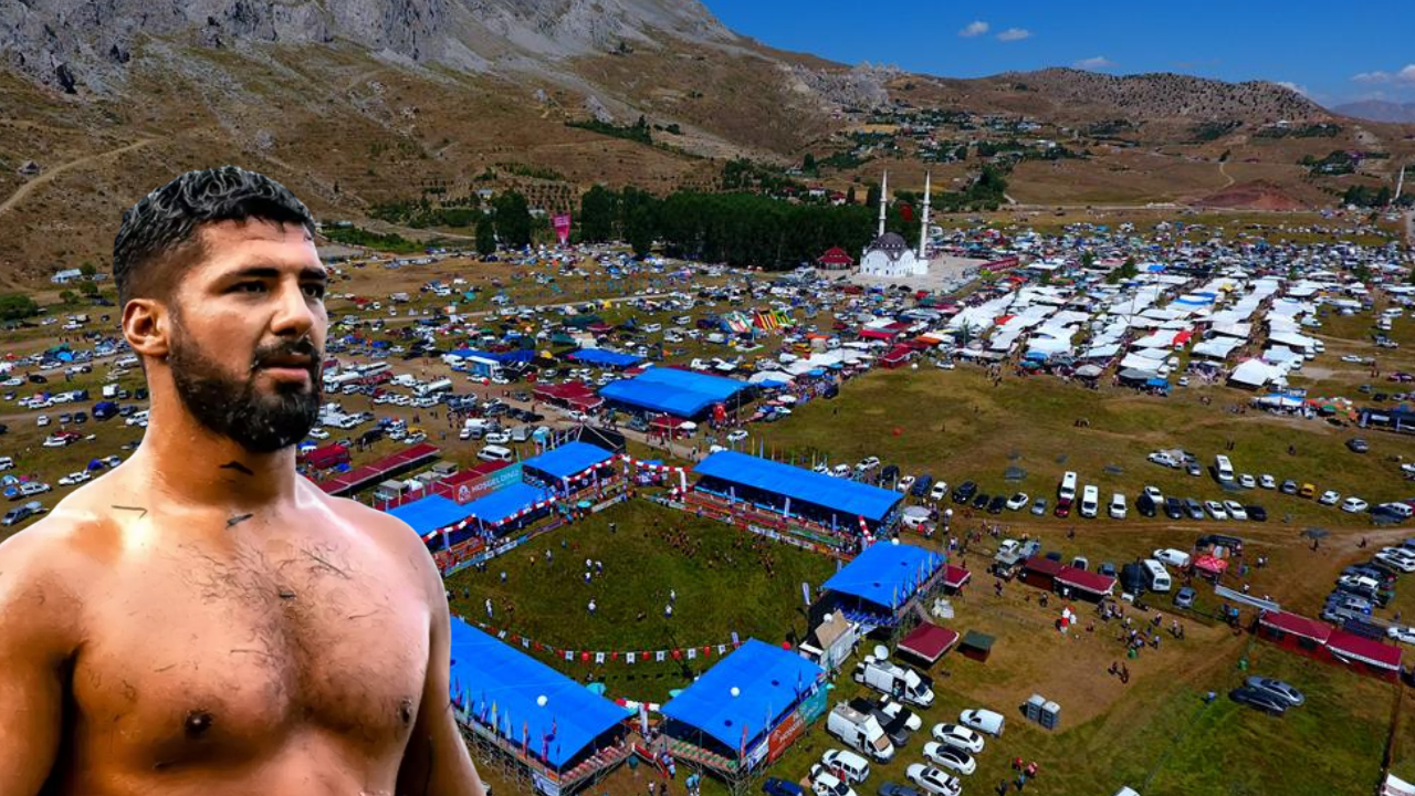 20. Geleneksel Gökbel Yaylası Yağlı Güreşleri'nin başpehlivanı Enes Doğan oldu
