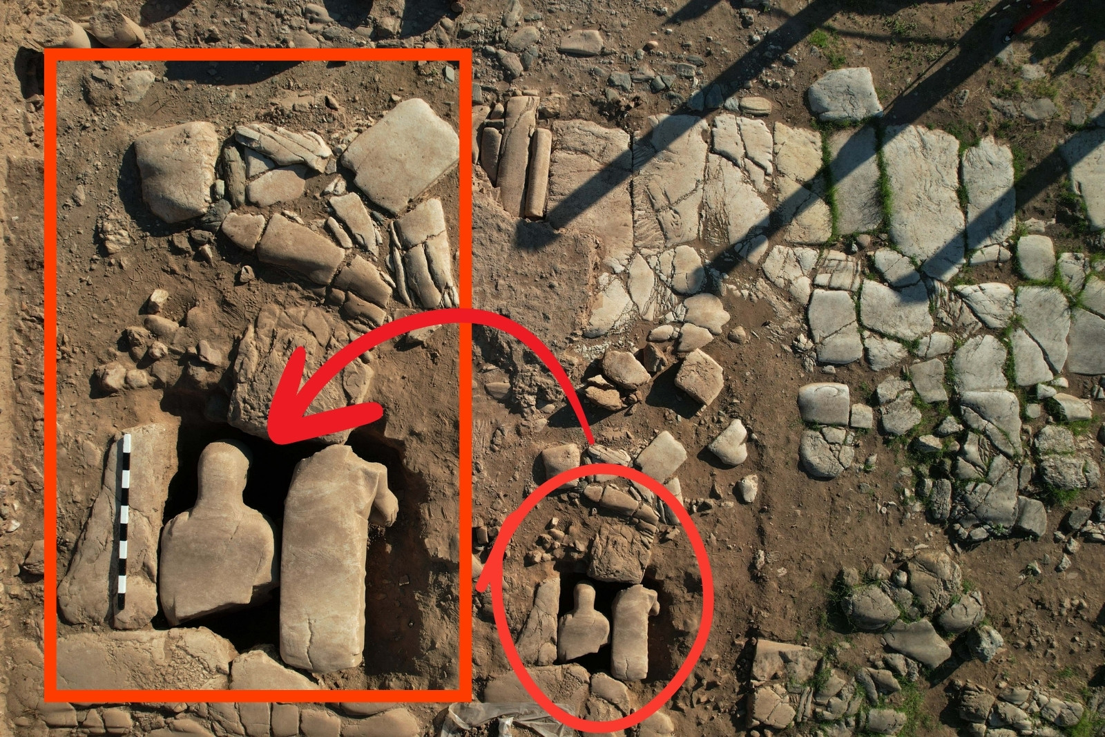 Sardes Antik Kenti’nde 2 bin 500 yıllık keşif, devasa Lidya heykeli gün yüzüne çıkarıldı