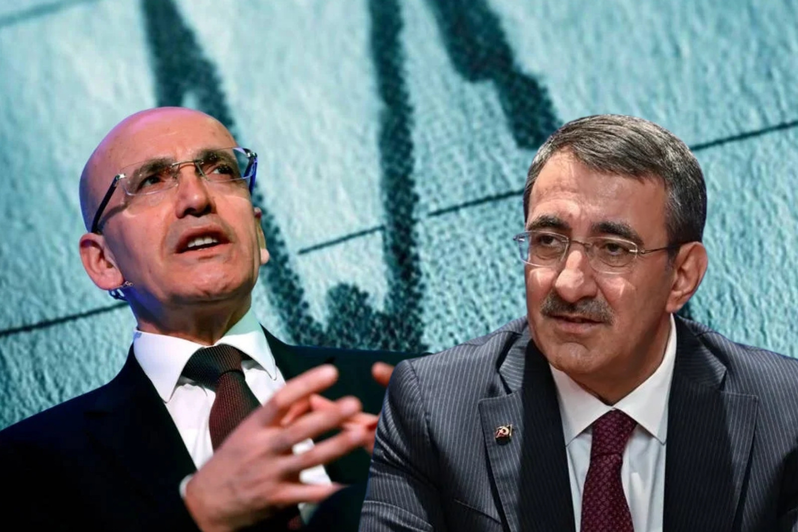 Hazine ve Maliye Bakanı Mehmet Şimşek ve Cumhurbaşkanı Yardımcısı Cevdet Yılmaz'dan enflasyonla mücadele mesajı