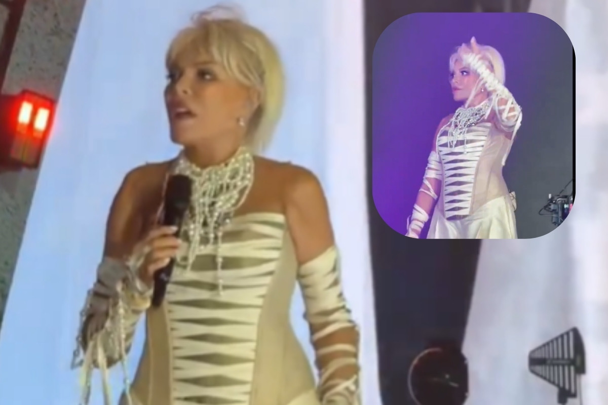 Binlerce kişinin eşlik ettiği Ajda Pekkan konserinde dikkat çeken detay, dansçıların kostümlerinde ismi yer aldı