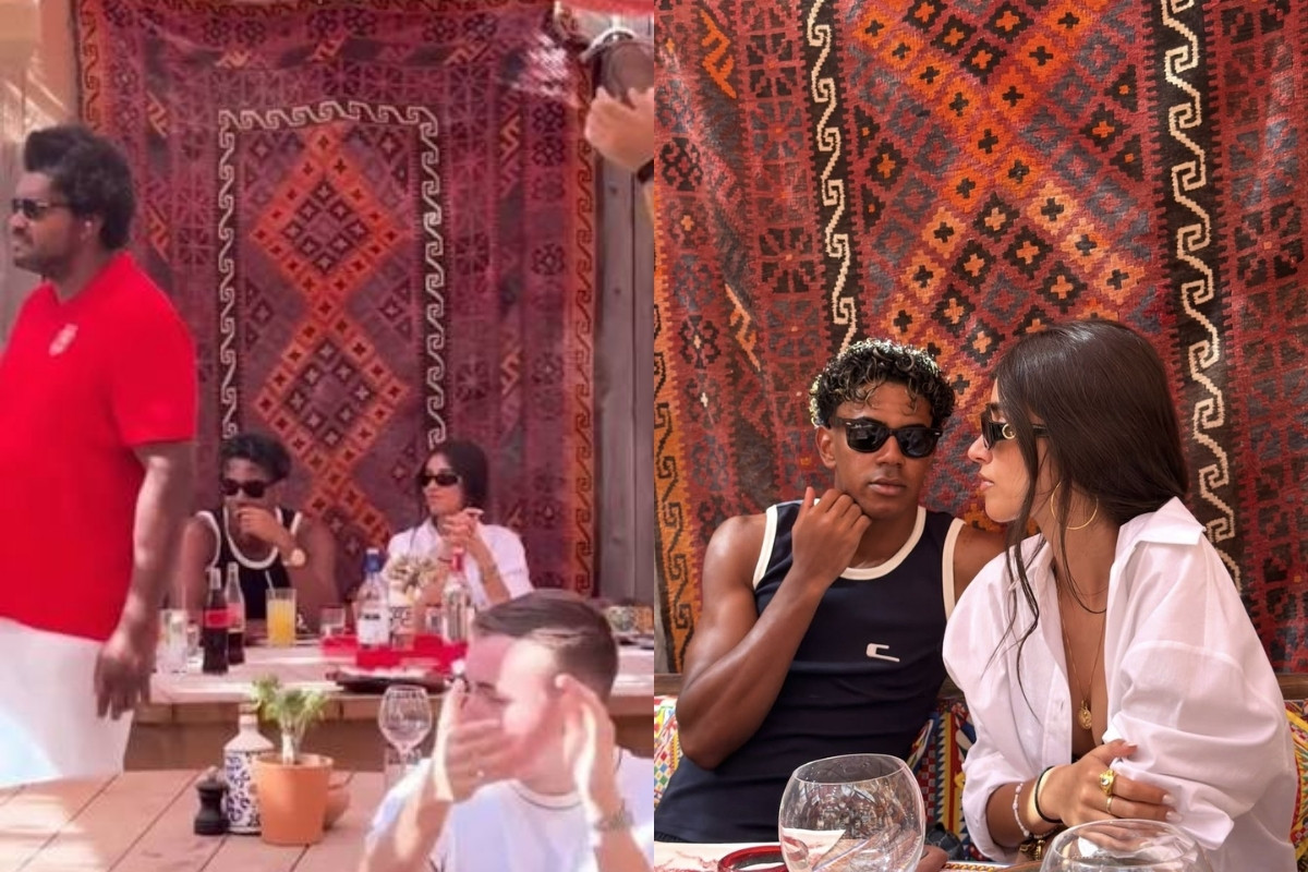 Lamine Yamal, sevgilisiyle Saint-Tropez'de