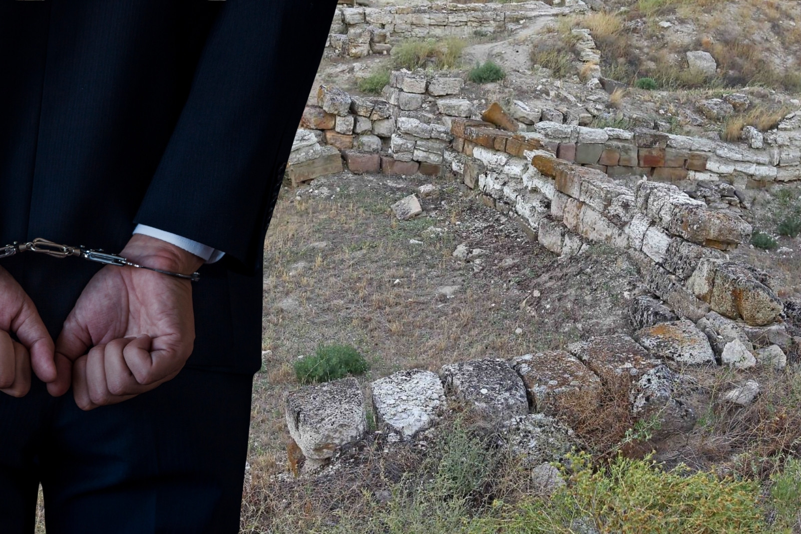 Gordion Antik Kenti çevresinde yangın çıkaran şüpheli yakalandı