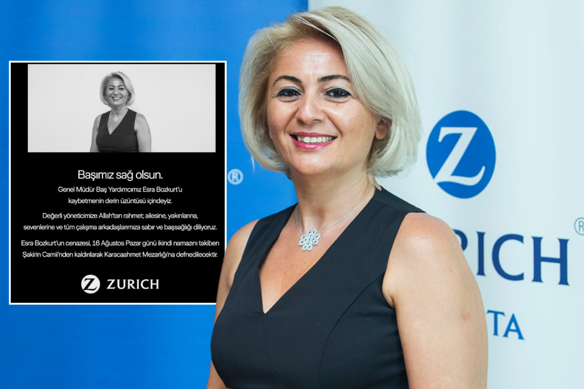 Zurich Sigorta Genel Müdür Baş Yardımcısı Esra Bozkurt hayatını kaybetti
