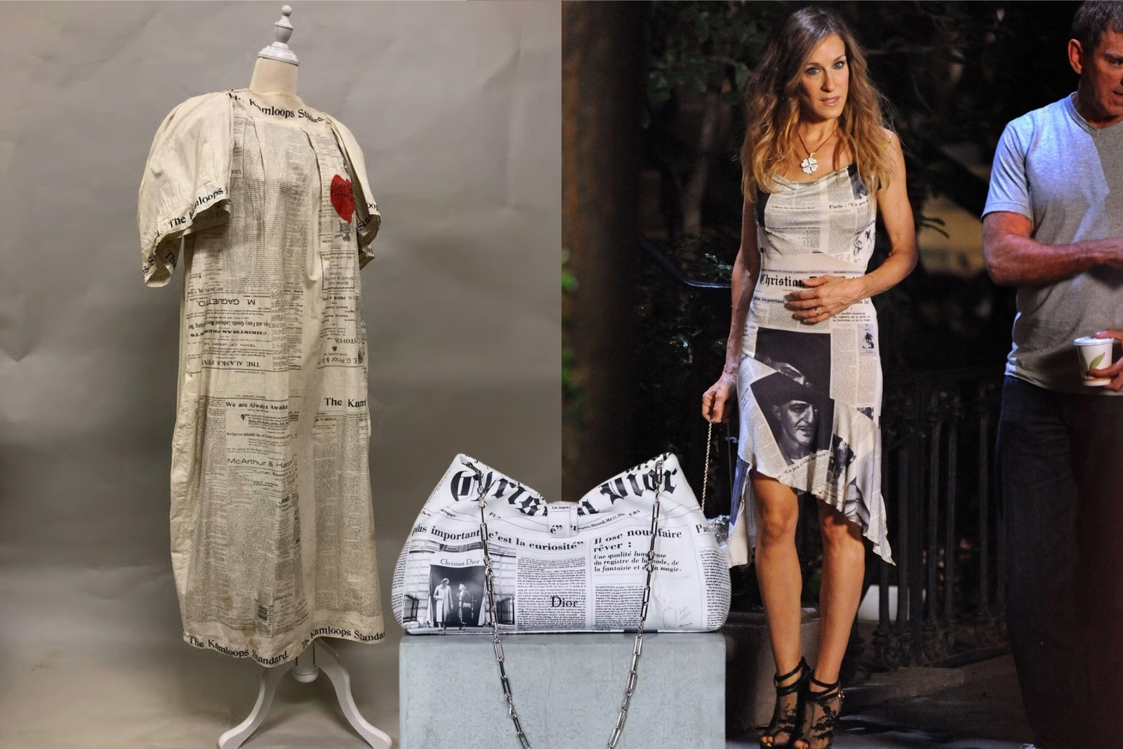 Schiaparelli’den Galliano’ya gazete baskısı dönemi, ikonik desen podyuma geri döndü