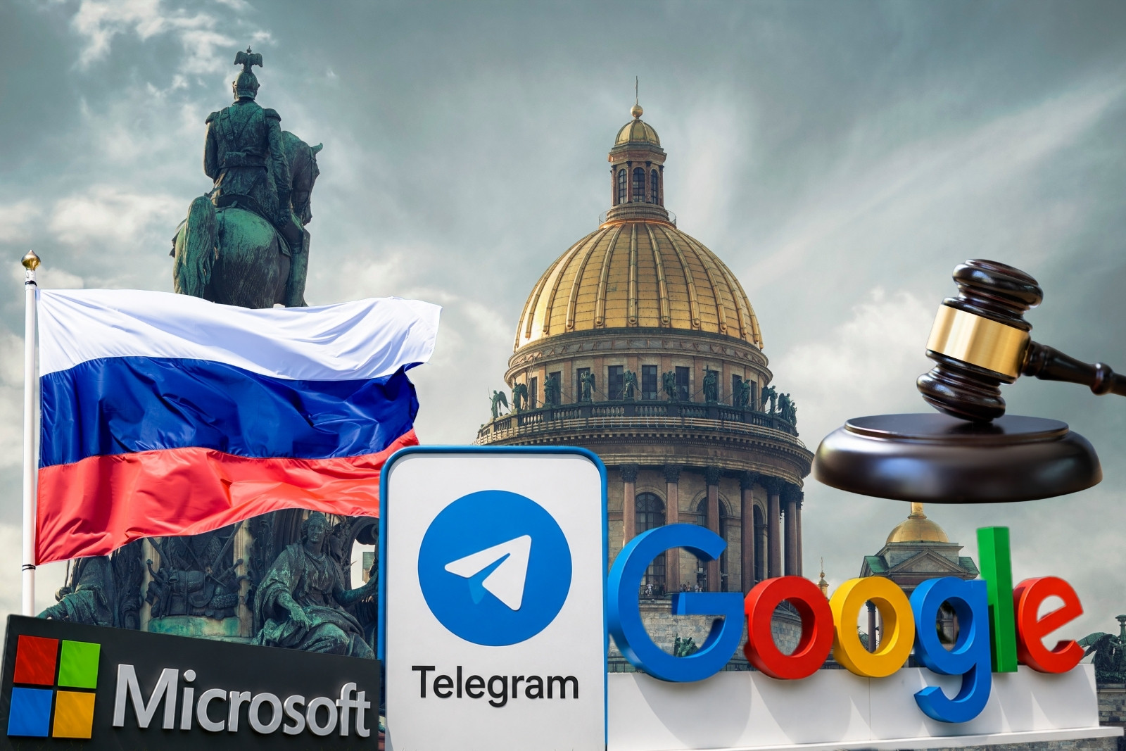 Rusya, Google, Telegram ve Microsoft’a bir kez daha para cezası verdi, yıllardır biriken ceza faturası milyarlarca rubleye ulaştı