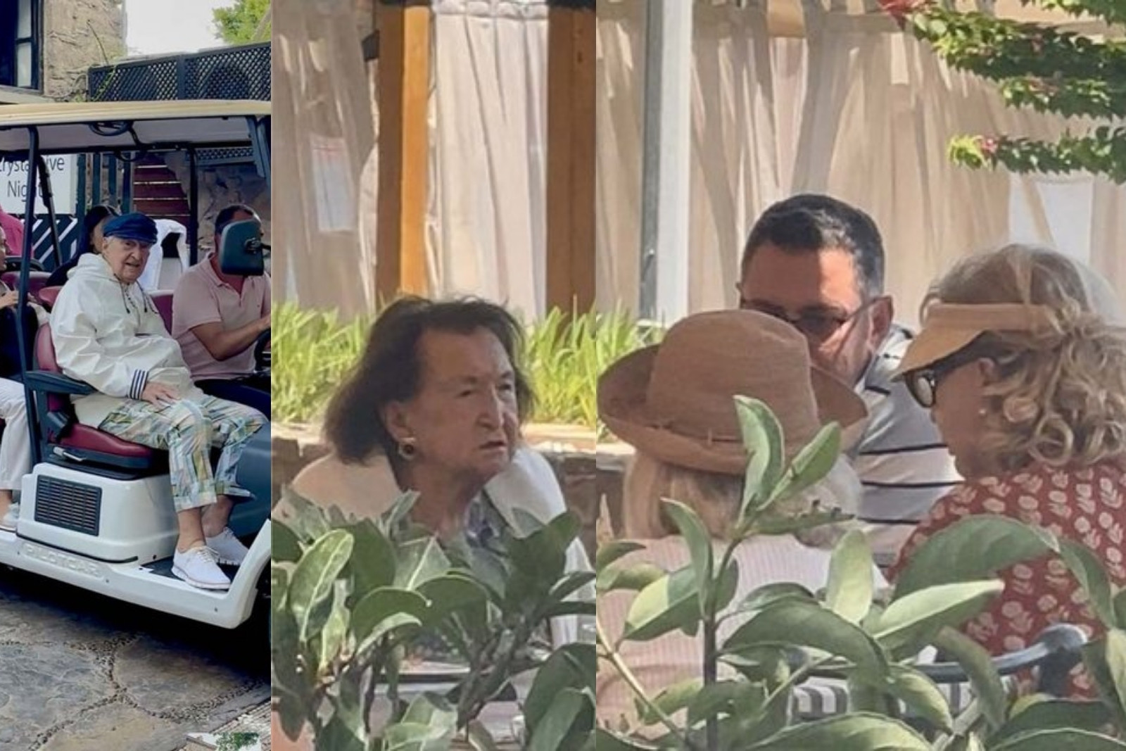 Rahmi Koç, Semahat Arsel ve Çiğdem Simavi aile boyu Türkbükü tatilinde