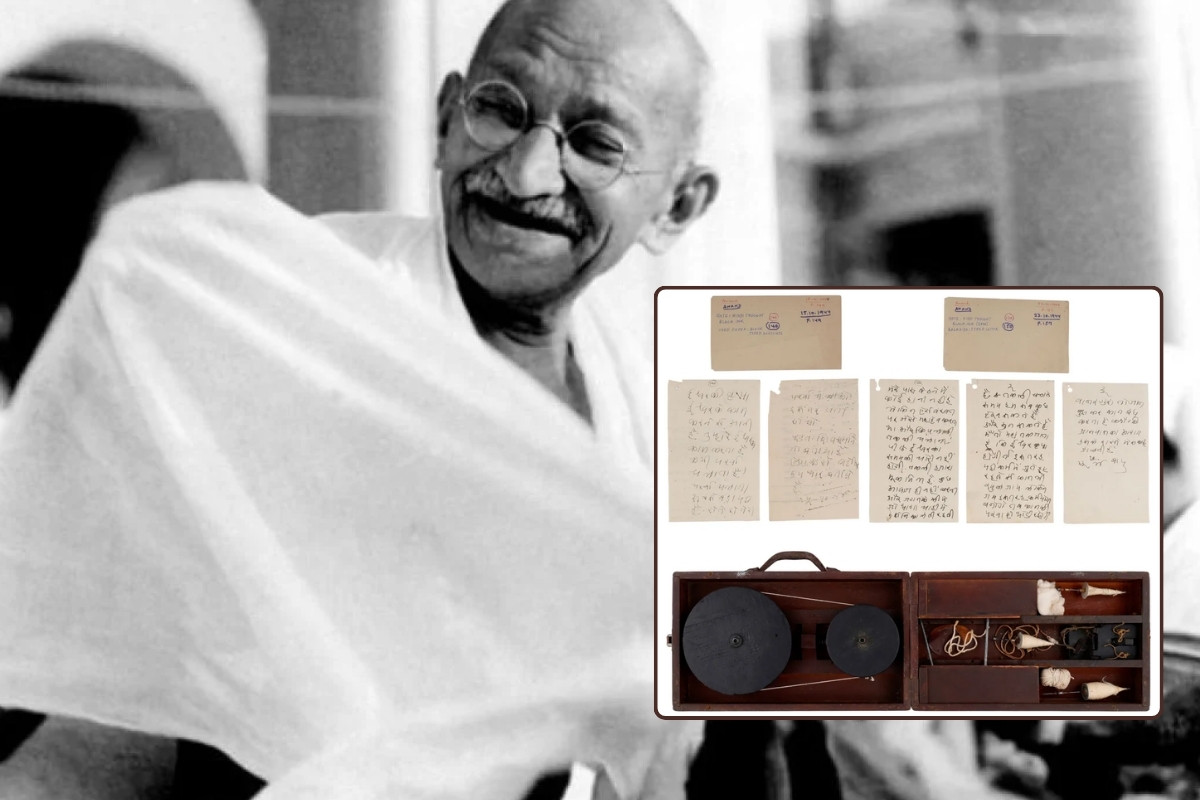 Mahatma Gandhi'nin el yazısı notları 1,7 milyon dolara satıldı