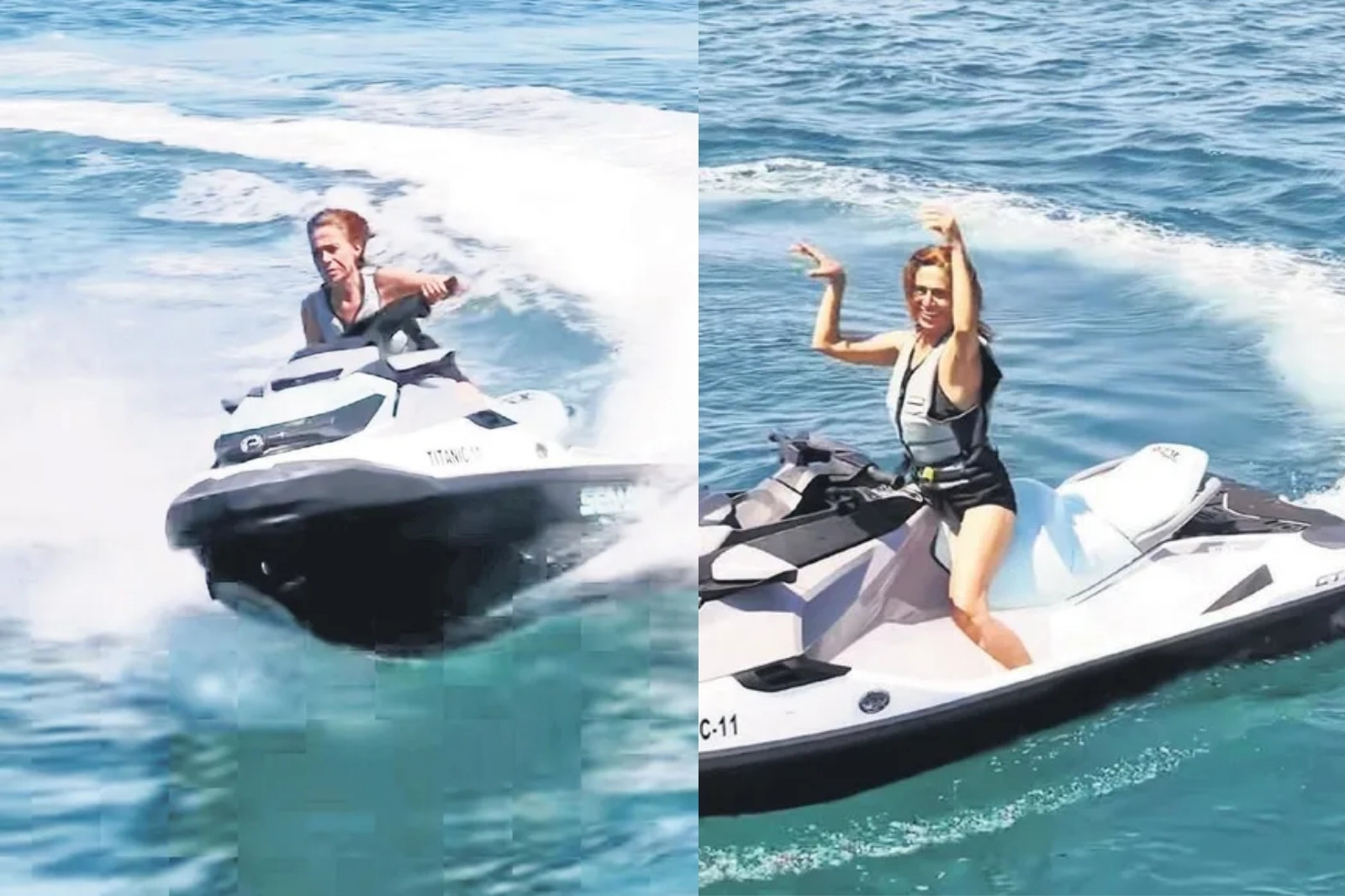 Yıldız Tilbe jet-ski şovu hakkında konuştu, Benim gözüm karadır