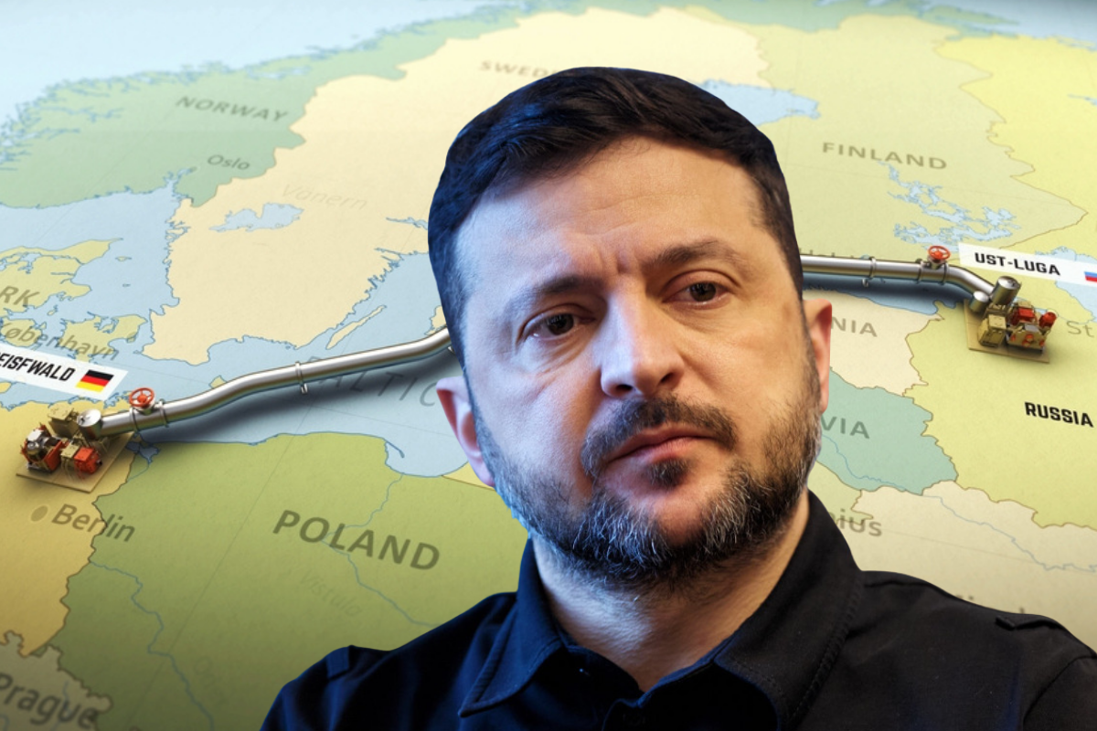 Kuzey Akım sabotajında ikinci Ukraynalı’nın yakalanmasının ardından, gazeteciler sorularıyla Zelenski’yi terletti