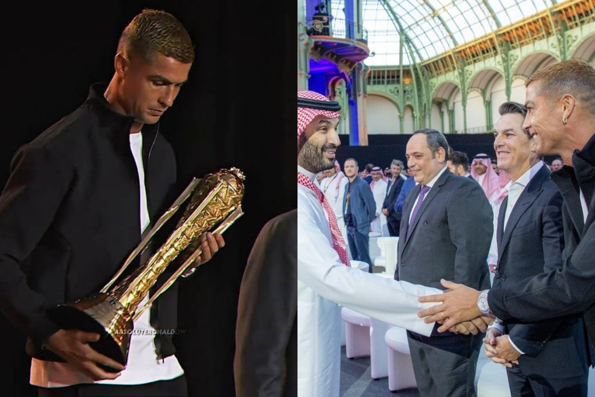 Cristiano Ronaldo ve dünya liderleri Paris'teki E-spor Dünya Kupası finalinde