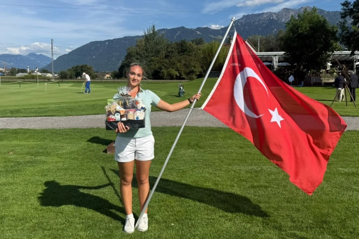 Milli golfçü Deniz Sapmaz, Lihtenştayn'daki turnuvada 2'nci oldu
