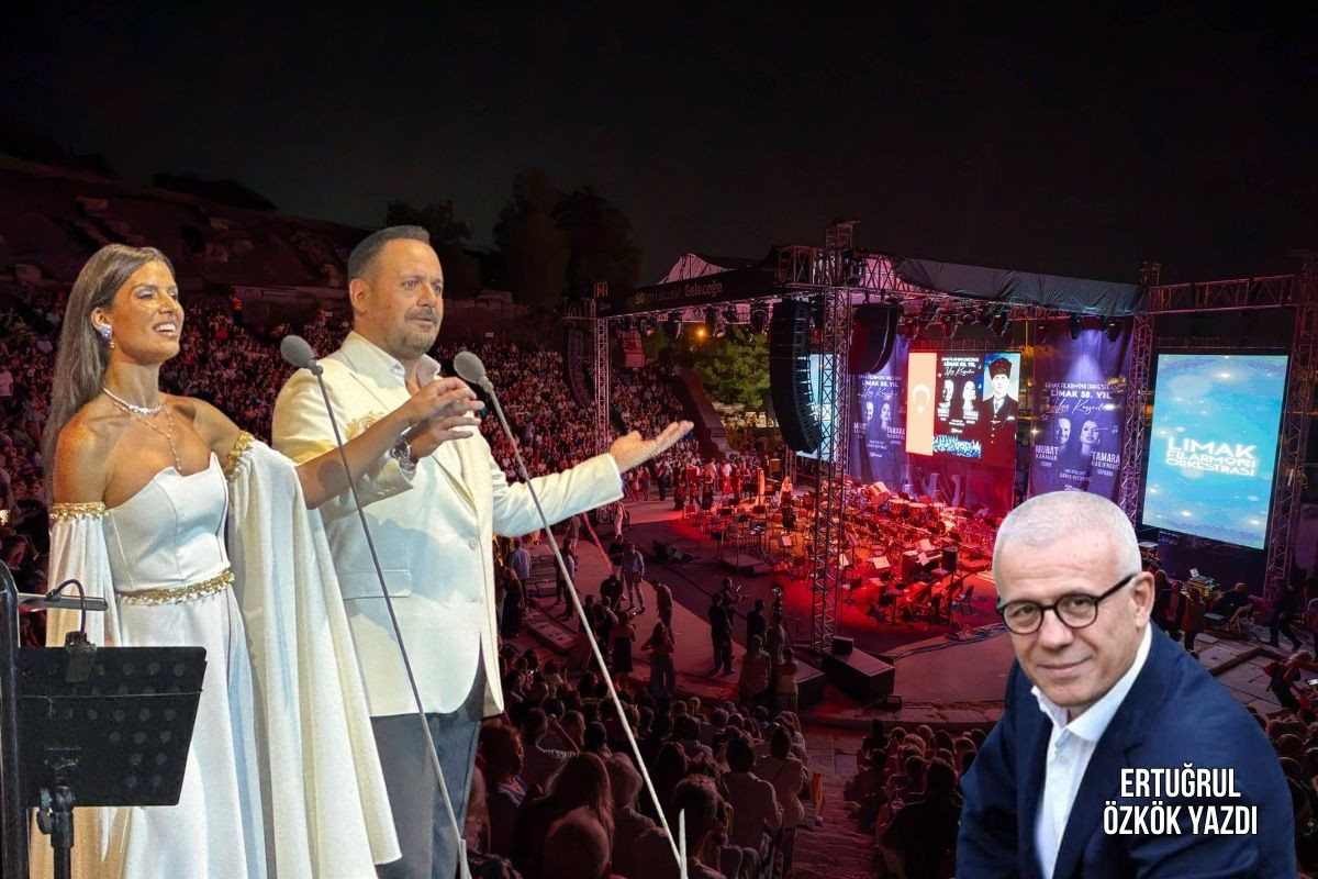 Ertuğrul Özkök Bodrum Antik Tiyatro'da Limak'ın 50. yıl yaz konserini izledi, tenoru Murat Karahan ve soprano Tamara Radjenovic'in performansını yazdı