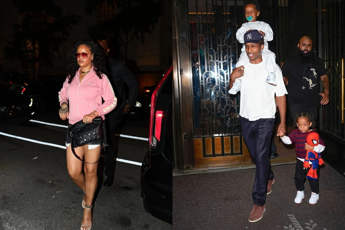 Rihanna ve A$AP Rocky’den New York’ta aile keyfi