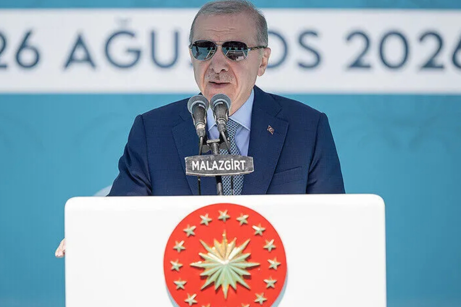 Cumhurbaşkanı Erdoğan Malazgirt Meydan Muharebesi Tarihi Milli Parkı'nda konuştu