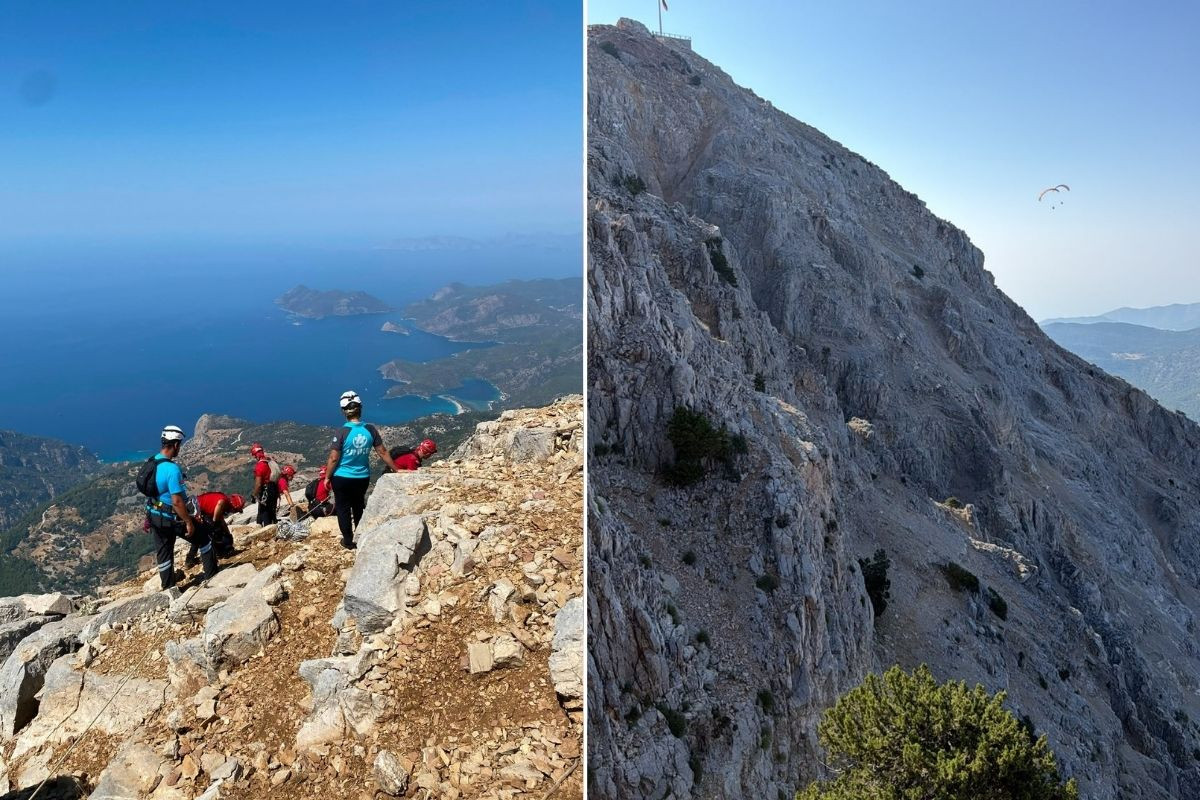 Ölüdeniz Babadağ'da yamaç paraşütü kazası: Pilot ve yolcu hayatını kaybetti