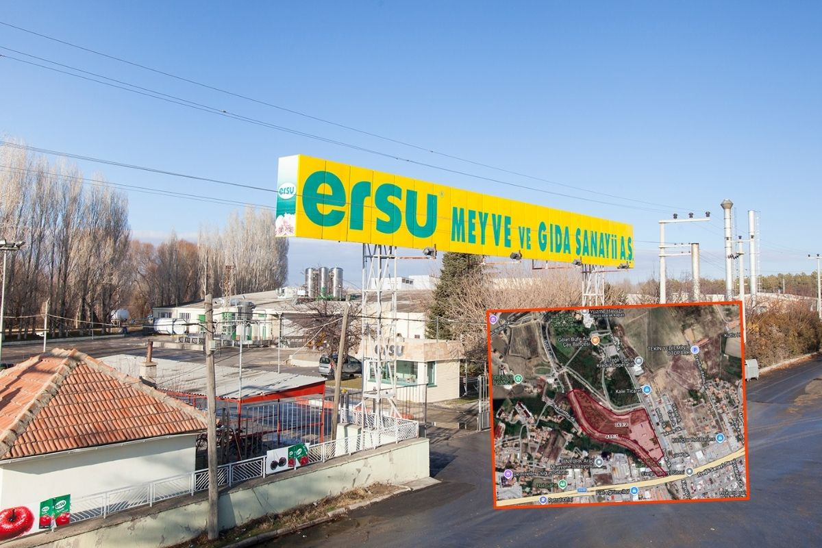 Ersu Meyve ve Gıda Sanayi şirketi, Konya Ereğli'de atıl durumdaki fabrikasının yerine lüks proje hayata geçirecek