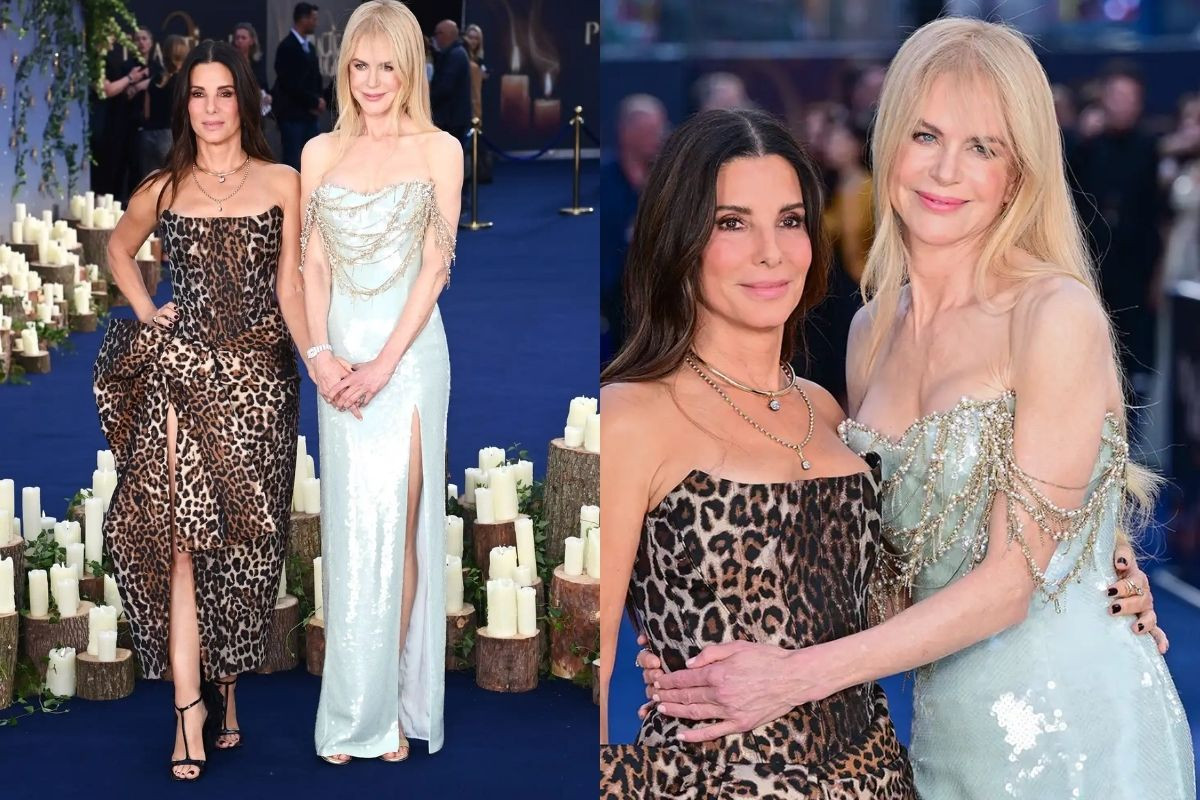 Nicole Kidman ve Sandra Bullock yıllar sonra Londra'da
