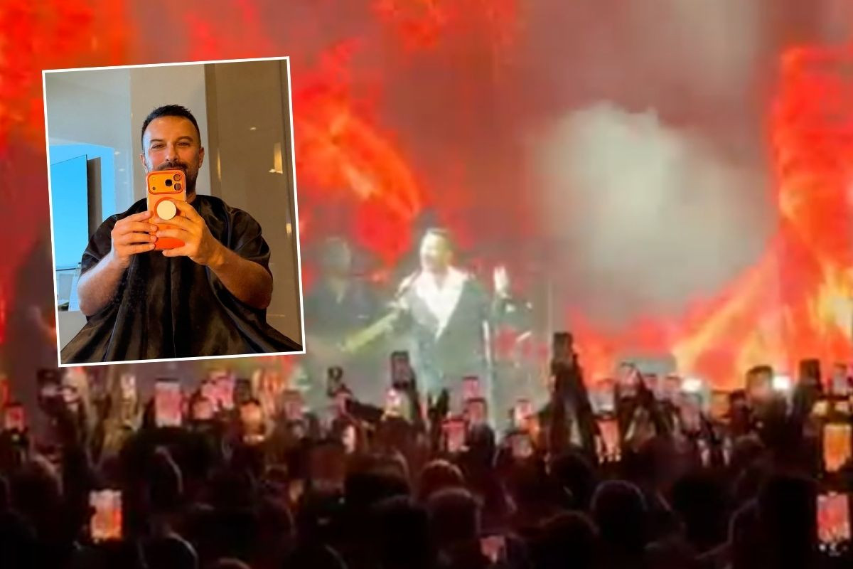 Megastar Tarkan kısa kestirdiği yeni saç stiliyle D Maris Bay'de jet-set için sahneye çıktı