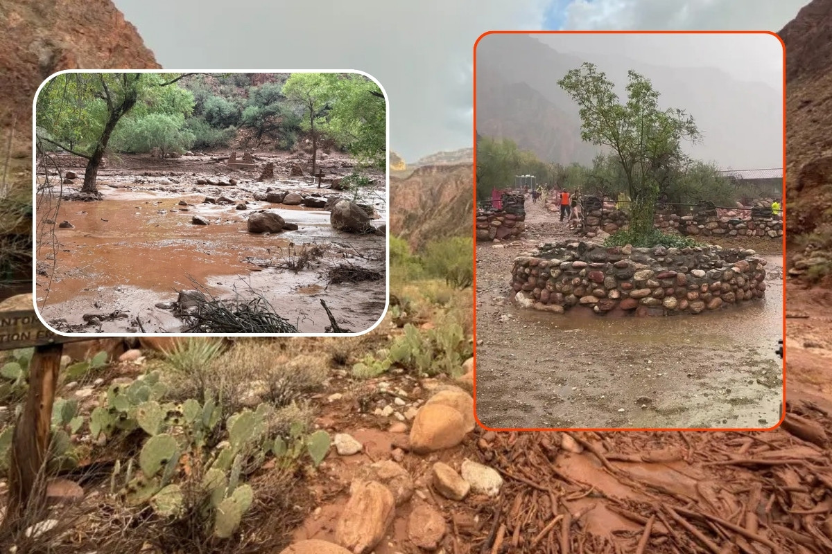 Nepal'deki felaketin bir benzeri ABD'de Grand Canyon'da yaşandı, ortaya çıkan azgın sular en az 15 doğa yürüyüşçüsünü yuttu