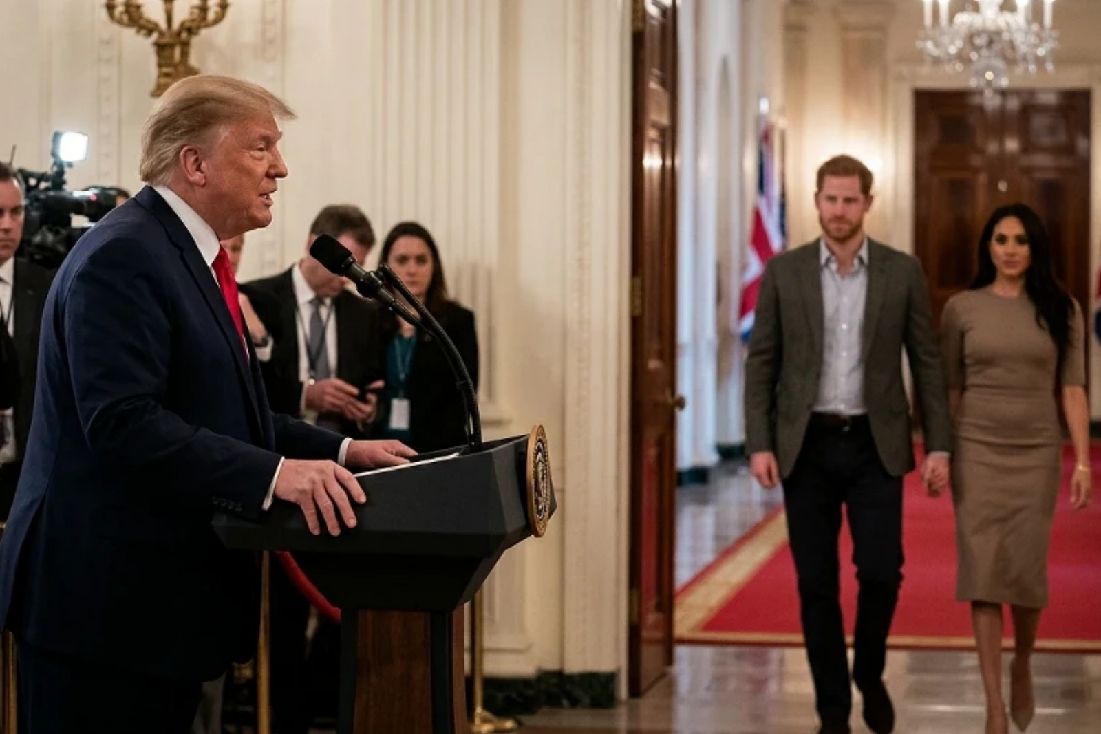 ABD Başkanı Donald Trump, Sussex Dükü Harry ve Düşesi Meghan’ın ABD'den ayrılmasına sevindi