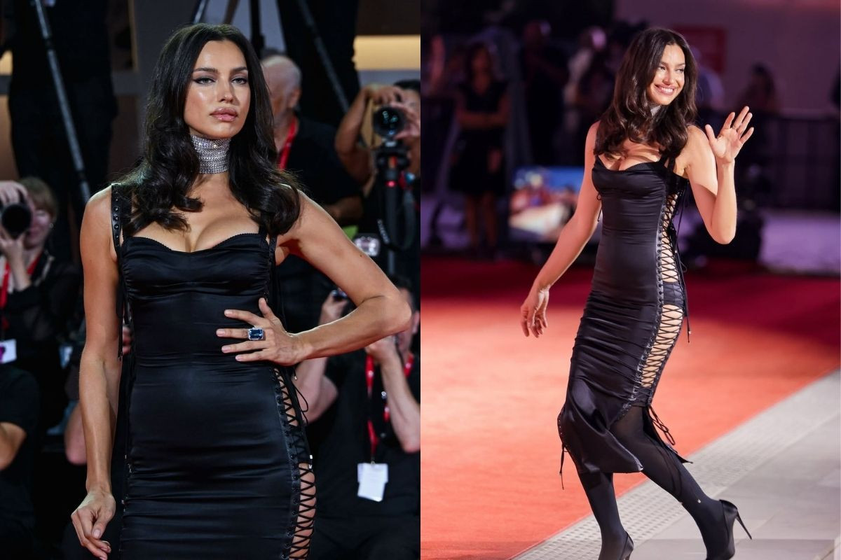 Irina Shayk’tan kırmızı halıda Dolce & Gabbana şıklığı