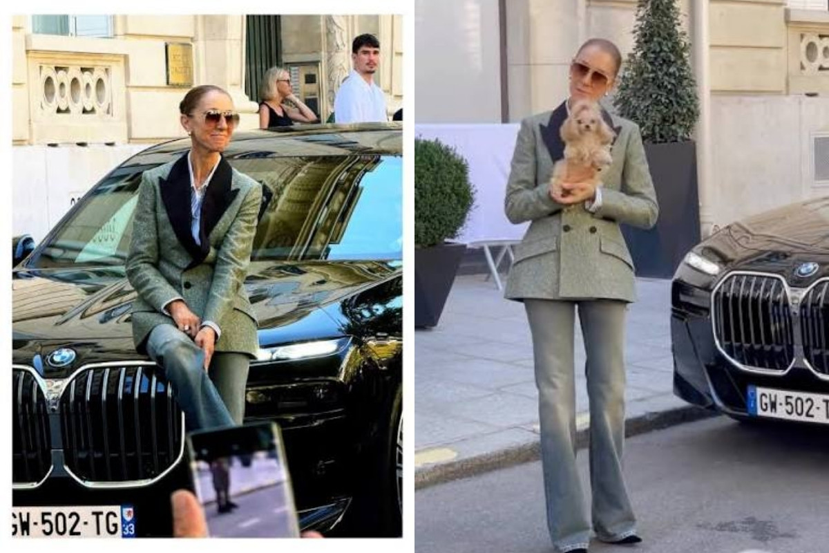 Céline Dion, Paris'te hayranlarını selamladı