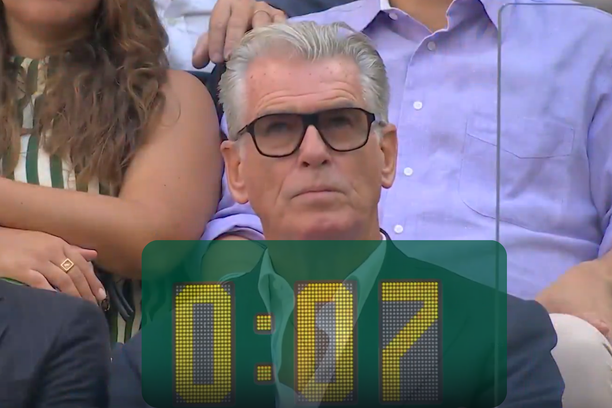 Amerika Açık Tenis Turnuvası’nda Pierce Brosnan’a James Bond sürprizi