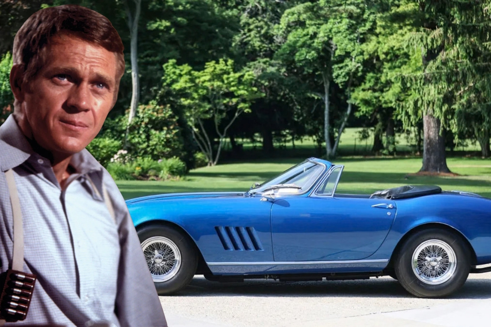 Hollywood efsanesi Cool Kral Steve McQueen'in Ferrari'si satışta