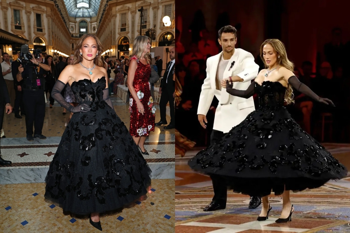 JLo'dan Milano'da unutulmaz sahne