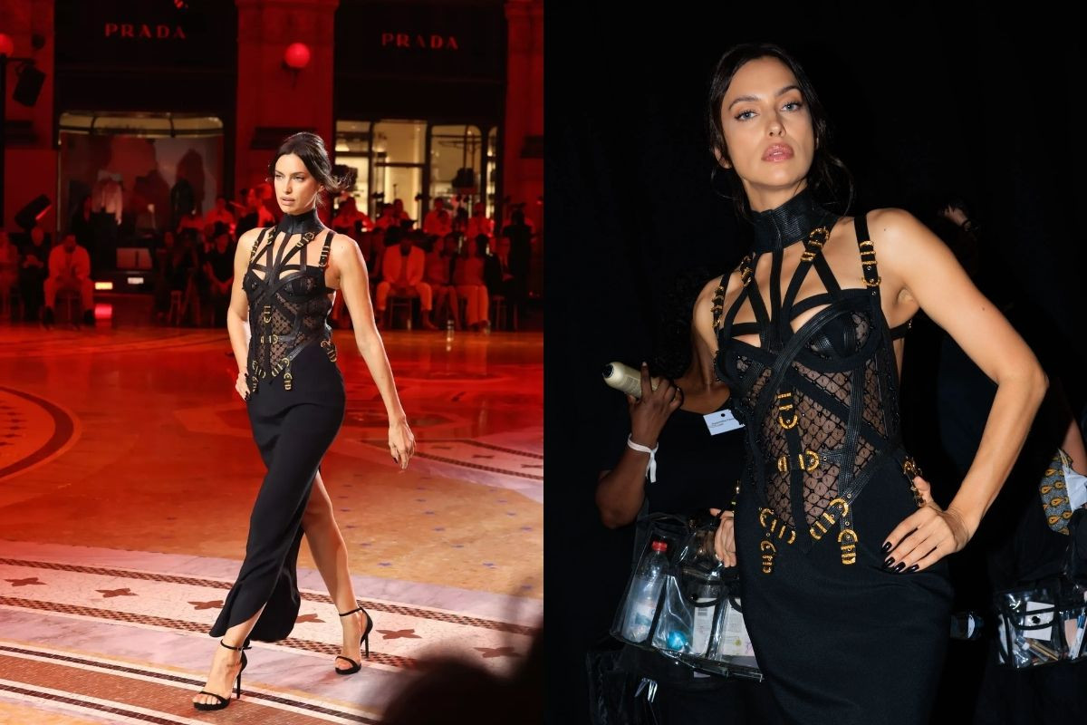 Vogue World Milano'da Irina Shayk rüzgarı