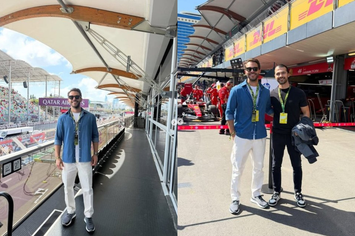 Hakan Sabancı'nın Bakü'de Formula 1 keyfi