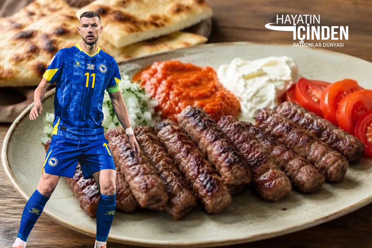 Saraybosna’nın ünlü köftesi cevapi, Edin Dzeko’nin milli takıma vedası nedeniyle bir günlüğüne onlu değil 11’li servis edilecek