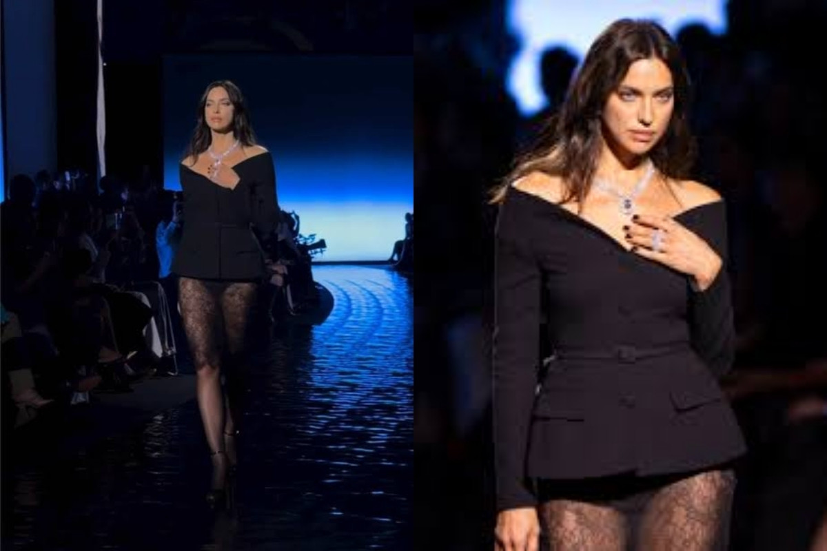 Irina Shayk, Messika defilesinde finali yaptı