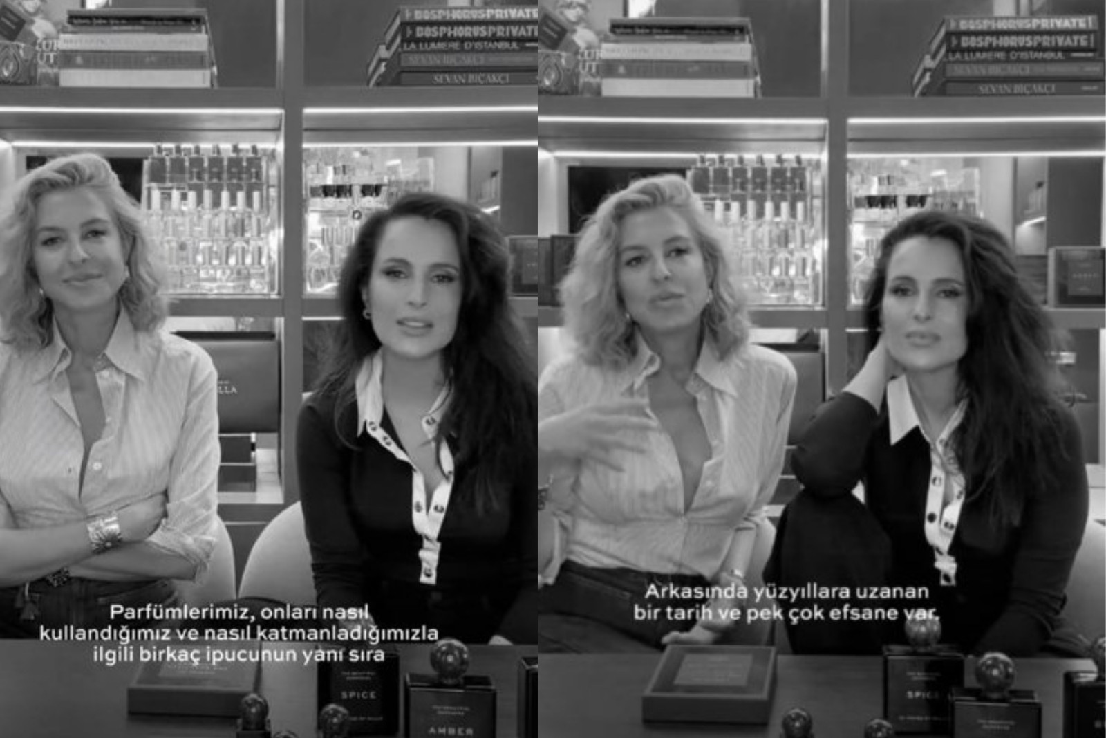 Nevbahar Koç ve Esra Tümen'den parfüm markaları House of Nulla'ya özel çekim
