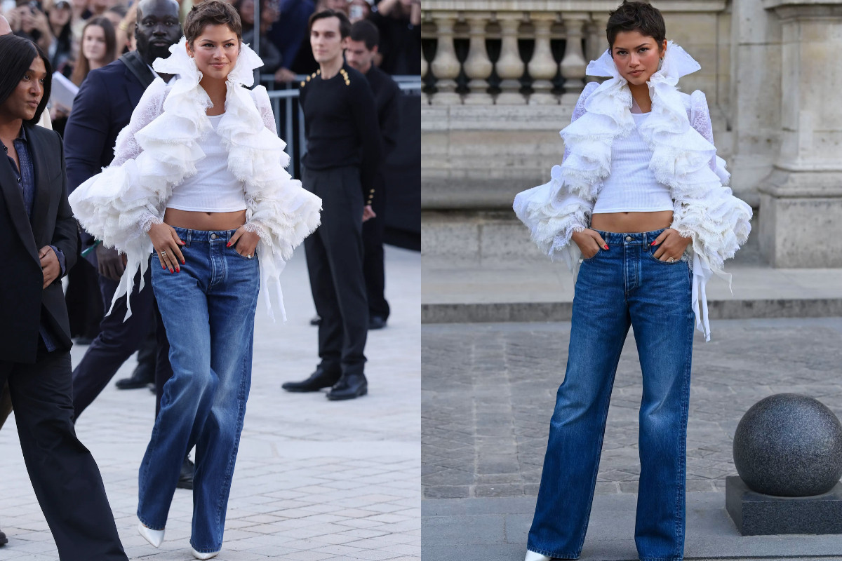 Zendaya, Paris'te Odyssey turnesinden bir kıyafetle görüntülendi