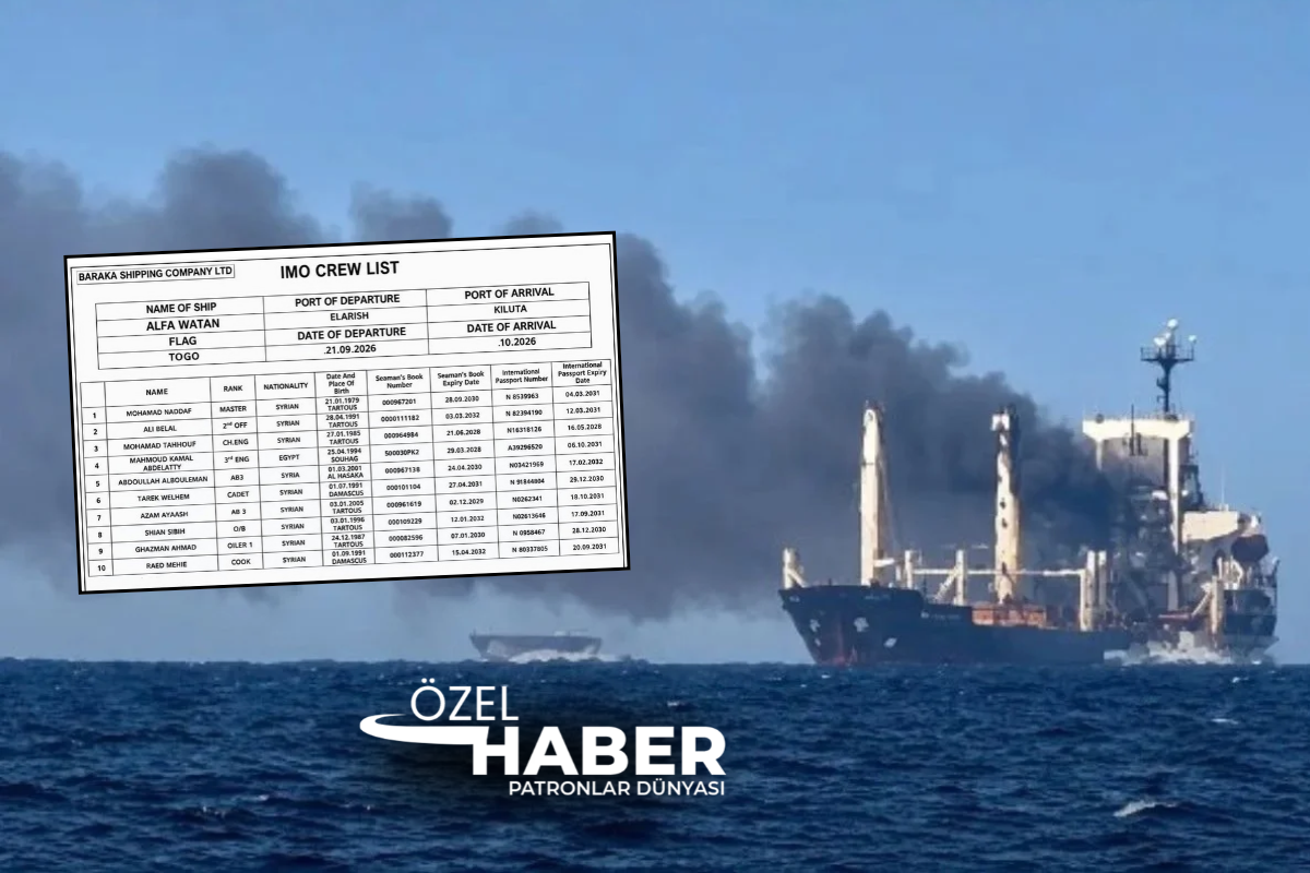 PD, Karadeniz’de vurularak batan Alfa Watan gemisinin 10 kişilik mürettebat listesine ulaştı