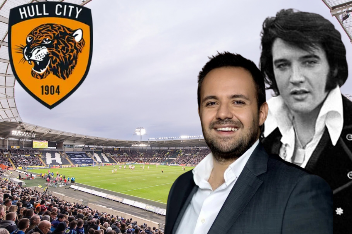 Acun Ilıcalı sürprizini yaptı, dünyaca ünlü Türk tenor Murat Karahan, Hull City’nin stadında Elvis’in efsane şarkısını söyledi