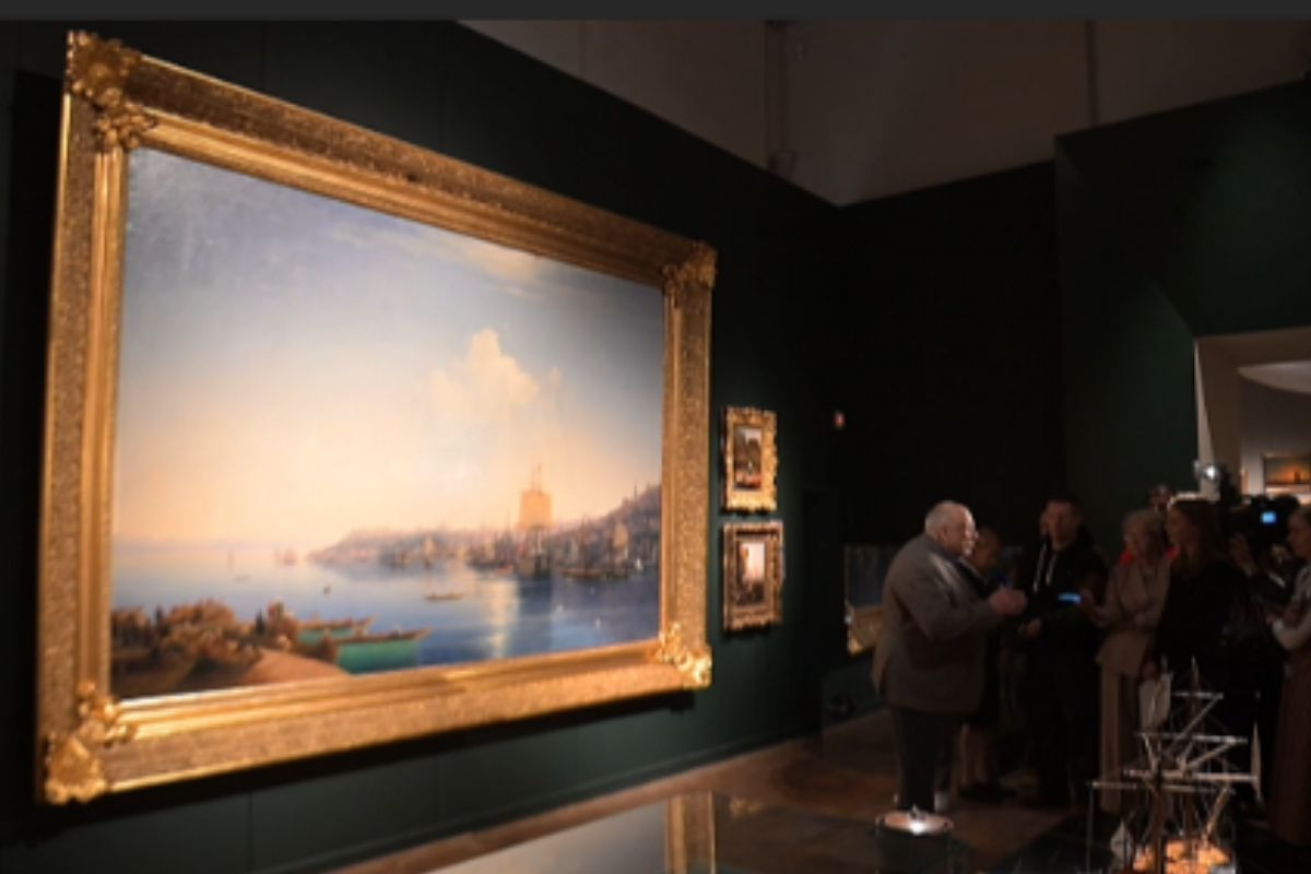 Rus ressam Ayvazovski’nin eserleri sanatseverlerle buluşuyor