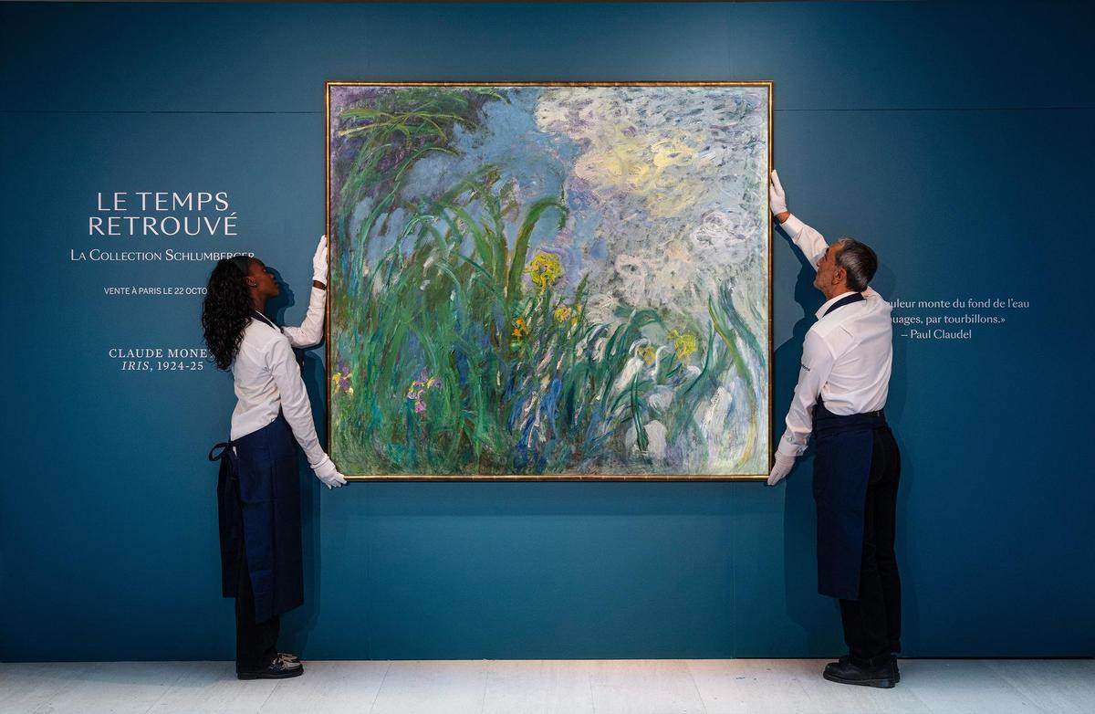 Petrol devi Schlumberger'in kurucu ailesinden Jeanne Schlumberger'in 70 yıl sakladığı Monet tablosu Paris'te 50 milyon euroya satıldı