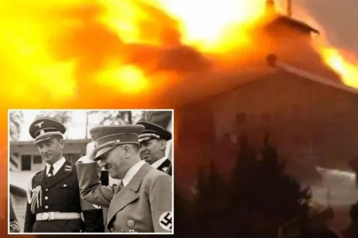 Adolf Hitler'in 'Kartal Yuvası' olarak bilinen Bavyera'daki Kehlsteinhaus dağındaki inziva mekanı, kundaklanarak yakıldı