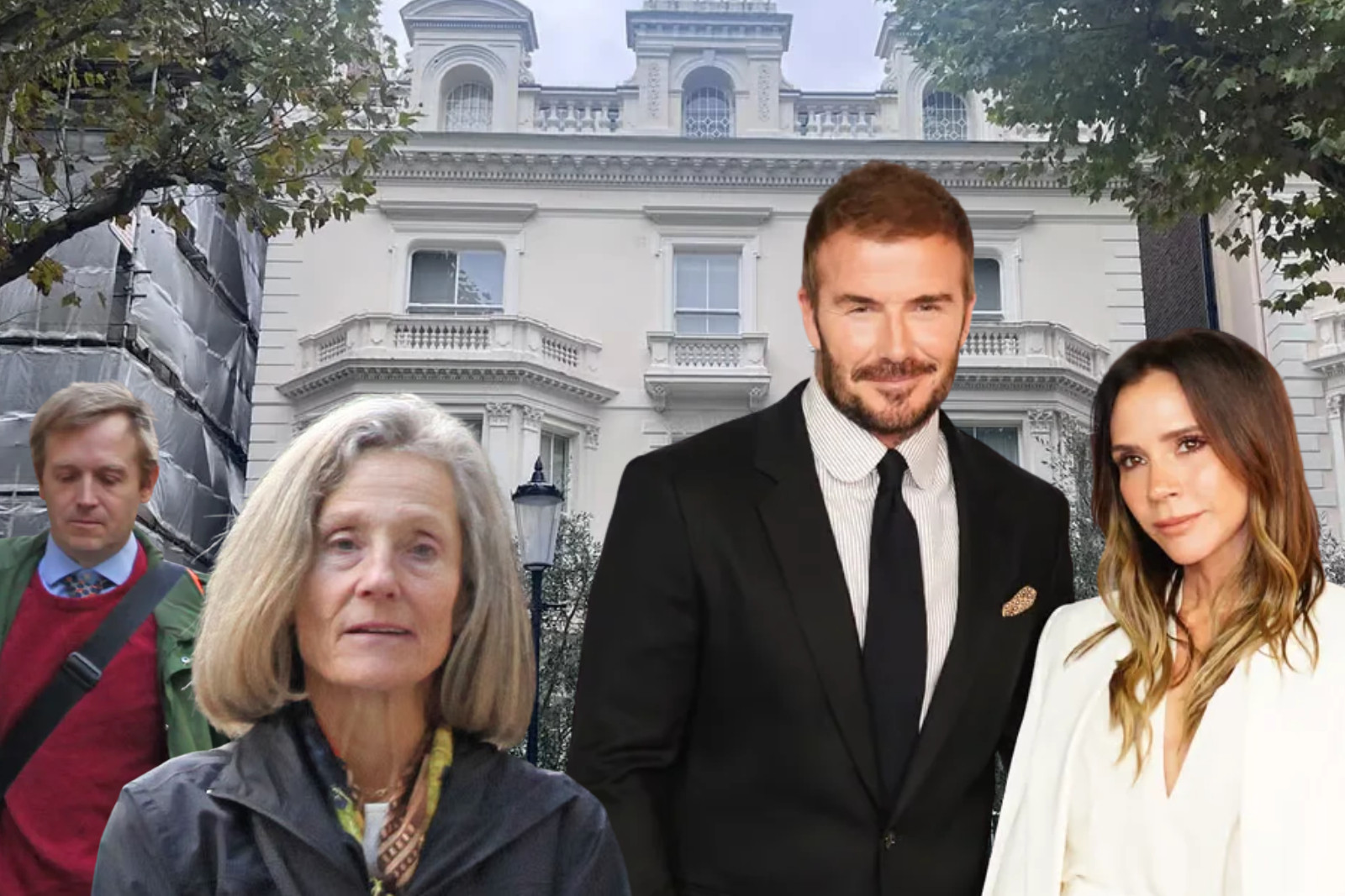 Milyonerler sokağında yerin dibi kavgası, Beckham'ın komşuları birbirine girdi