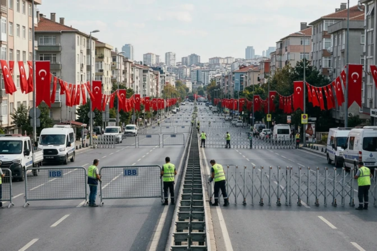 İstanbul'da 29 Ekim kutlamaları nedeniyle bazı yollar trafiğe kapatılacak