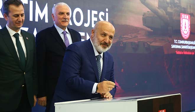 'Altay'da seri üretim için imzalar atıldı