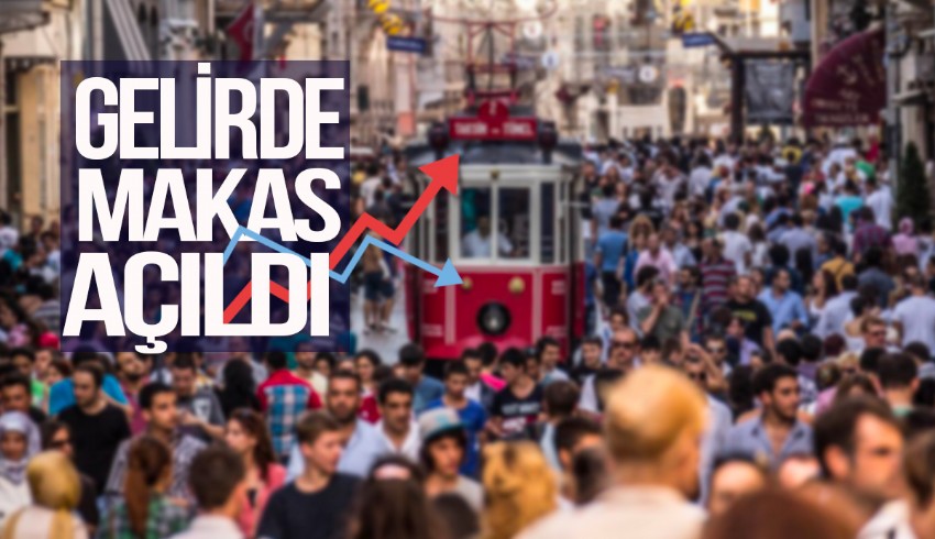 En yüksek gelir grubunun toplam gelirden aldığı pay arttı