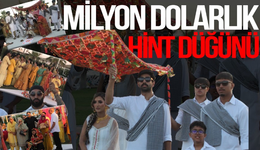 Hintli çift, 4 gün 4 gece süren lüks düğünü Antalya'da gerçekleşti