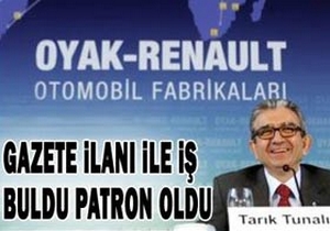 Gazete ilanından genel müdürlüğe