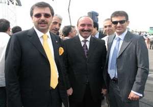 F1'de VIP misafirlerlere helikopter